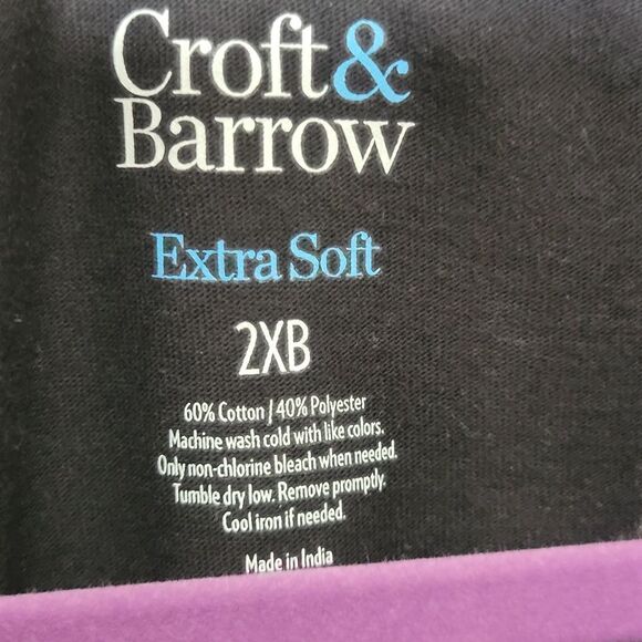 Mens Long Sleeve Black Tee - Picture 9 of 10